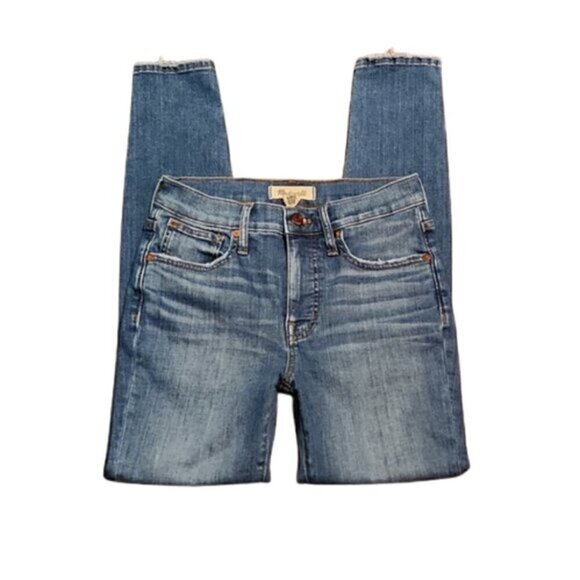 Madewell 9" Mid-Rise Skinny Jeans - Picture 1 of 6